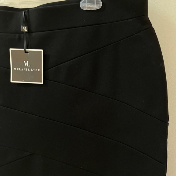 Bi-Stretch Black Pencil Skirt - Picture 9 of 10